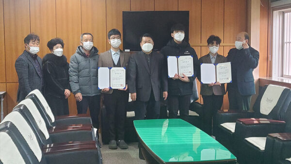 2021년도 포천중학교 1학기 성적우수자 장학금 전달식